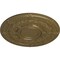 Ekena Millwork Dauphine Ceiling Medallion (Fits Canopies up to 13 1/4"), 33 7/8"OD x 1 3/8"P, Mississippi Mud CM33DAMMF - alternate 3